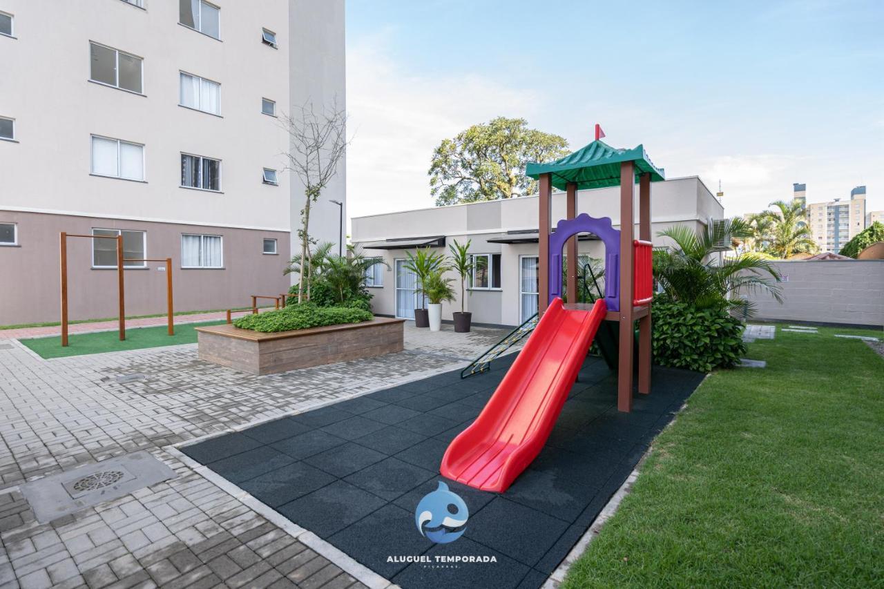 Apartamento 150M Da Praia Com Sacada, Wi-Fi Ar Condicionado, Piscina, Portaria 24H, Playground E Vaga De Garagem Apartment ปิซาร์รัส ภายนอก รูปภาพ